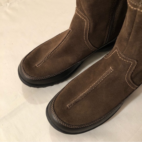 Womens Clarks Leather Boots - Picture 3 of 16